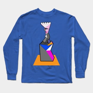 Cartoon Monument Long Sleeve T-Shirt